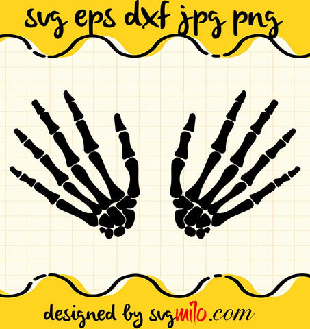 Skeleton Hands Svg File SVG Cricut cut file, Silhouette cutting file,Premium quality SVG - SVGMILO