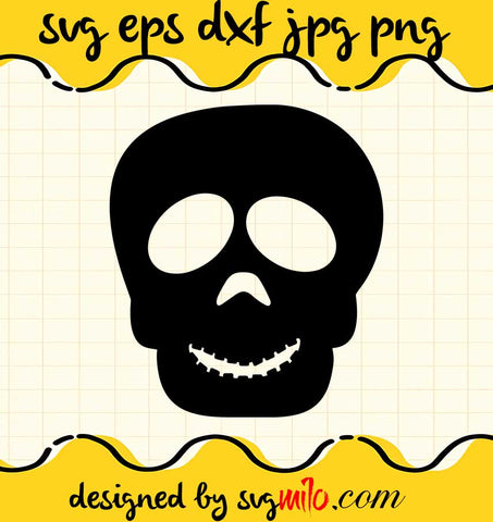 Skeleton Head SVG, Skull Cross Bones SVG, Halloween Skeleton SVG, Cricut cut file, Silhouette cutting file,Premium quality SVG - SVGMILO