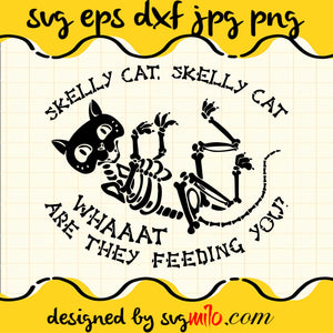 Smelly Cat SVG, Cat Skeleton SVG Cut Files For Cricut Silhouette,Premium Quality SVG - SVGMILO