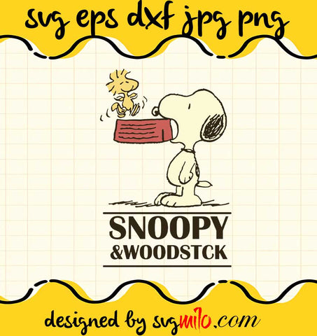Snoopy & Woodstock Grey cut file for cricut silhouette machine make craft handmade - SVGMILO