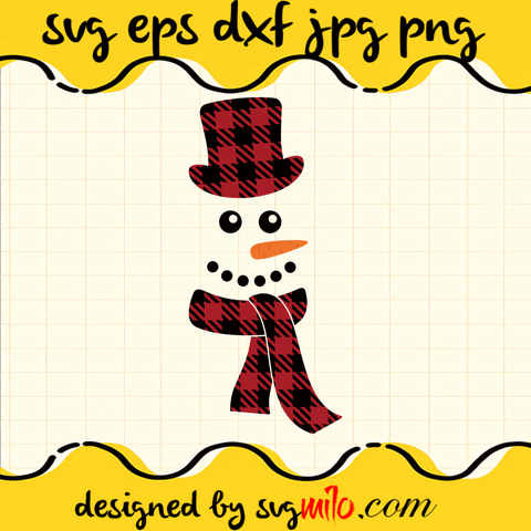 Snowman Face SVG, Christmas SVG, Santa SVG, EPS, PNG, DXF, Premium Quality - SVGMILO