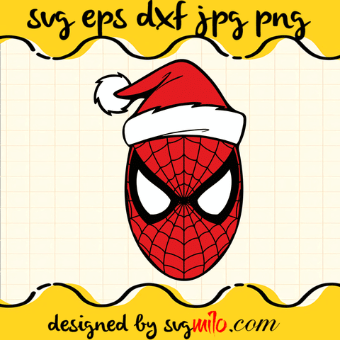 Spiderman Christmas SVG, Christmas SVG, Marvel SVG, EPS, PNG, DXF, Premium Quality - SVGMILO