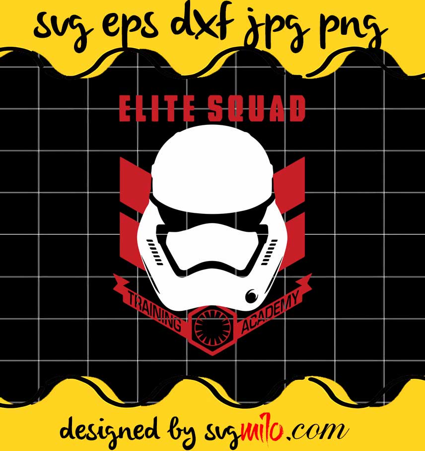Star Wars The Force Awakens Stormtrooper Elite Squad cut file for cricut silhouette machine make craft handmade - SVGMILO