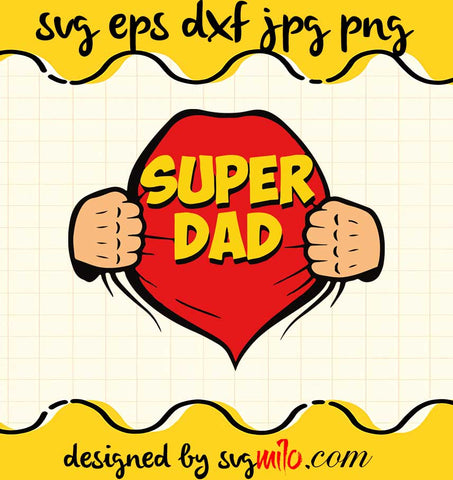 Supper Dad cut file for cricut silhouette machine make craft handmade - SVGMILO