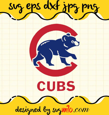 The Chicago Cubs Baseball cut file for cricut silhouette machine make craft handmade - SVGMILO