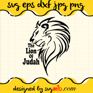 The Lion Of Judah SVG, Lion SVG, EPS, PNG, DXF, Premium Quality - SVGMILO