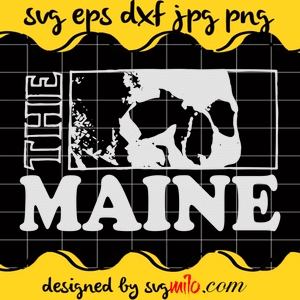 The Maine SVG, Halloween SVG, EPS, PNG, DXF, Premium Quality - SVGMILO