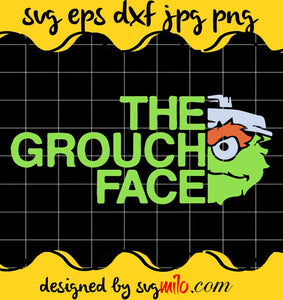 The North Grouch Face cut file for cricut silhouette machine make craft handmade - SVGMILO
