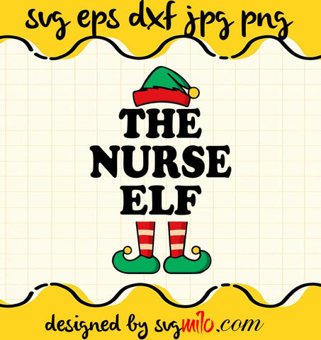 The Nurse Elf Family Couple Group Christmas File SVG Cricut cut file, Silhouette cutting file,Premium quality SVG - SVGMILO