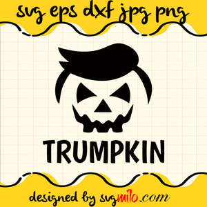 Trumpkin SVG, Halloween SVG, EPS, PNG, DXF, Premium Quality - SVGMILO