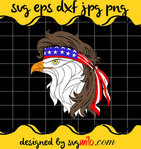 USA Eagle Head American Flag File SVG PNG EPS DXF – Cricut cut file, Silhouette cutting file,Premium quality SVG - SVGMILO