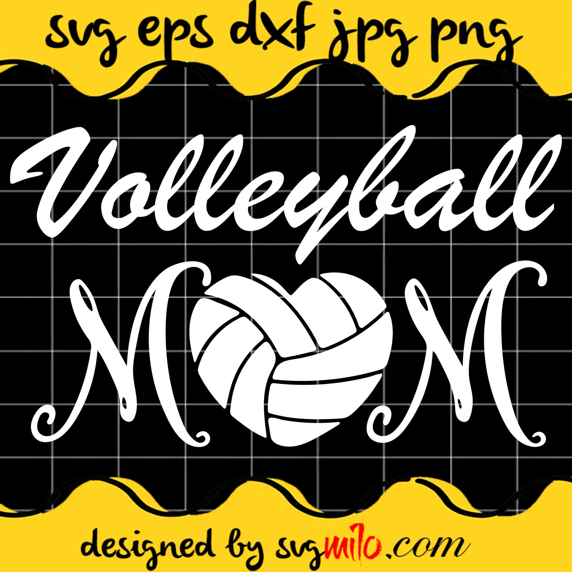 Volleyball Mom File SVG Cricut cut file, Silhouette cutting file,Premium quality SVG - SVGMILO