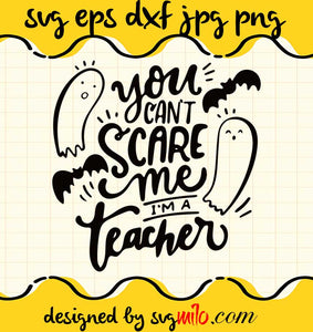 You Can't Scare Me I'm An Autism Mom Ghost Halloween File SVG Cricut cut file, Silhouette cutting file,Premium quality SVG - SVGMILO